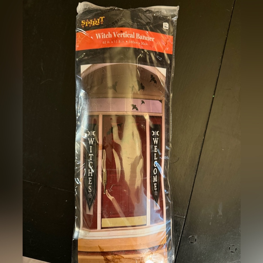 Spirit Halloween 62” Welcome Witches Door Banners— New - Picture 2 of 6